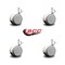 Service Caster 2.375 Inch MRI Safe Casters, 3/8 Inch Threaded Stem, Set of 4, 4PK SCC-TS02S60-TPR-GRY-381634-MRI-4 - alternate 2